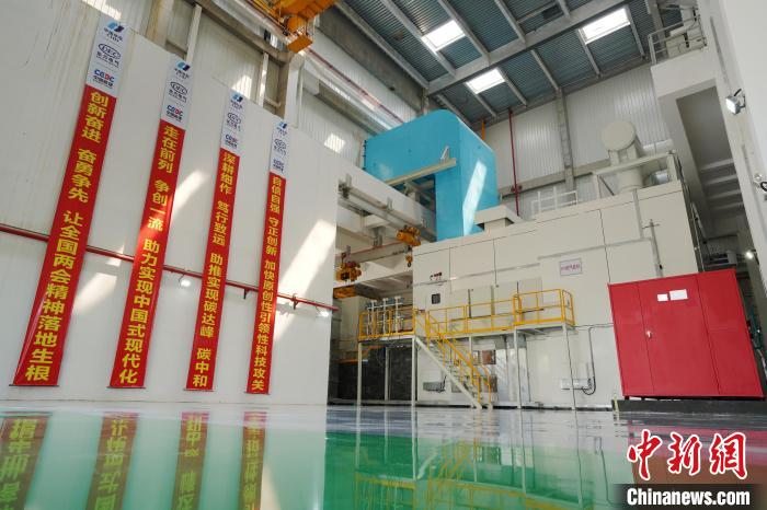 全国产化F级50兆瓦重型燃气轮机机组。　中国东方电气集团有限公司供图